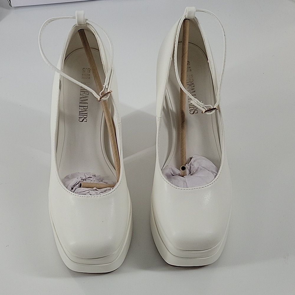 White Platform Heels New - Picture 12 of 16